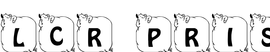 LCR Prissy Pig cкачати шрифт безкоштовно